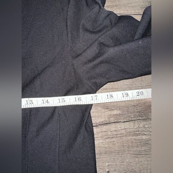 Eileen Fisher A-Line Minimalist Lagenlook Deep V-Neck 3/4 Sleeve‎ Dress Size S - Picture 8 of 9